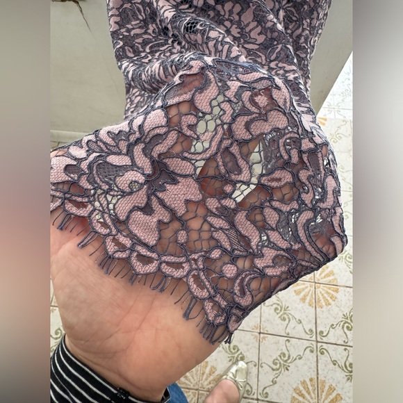 Eliza J Floral Lace Fit-and-Flare Dress - Picture 9 of 10